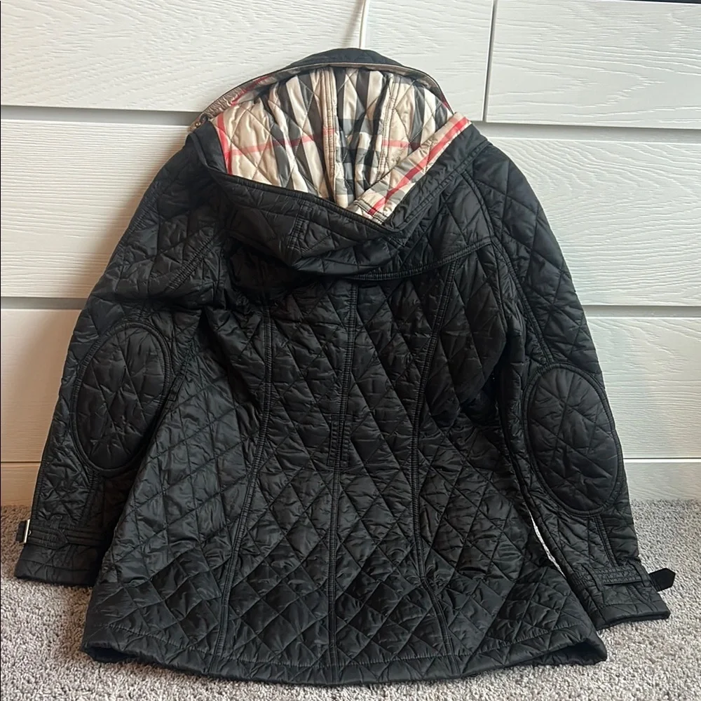 Burberry Black Quilted Jacket - Picture 5 of 6